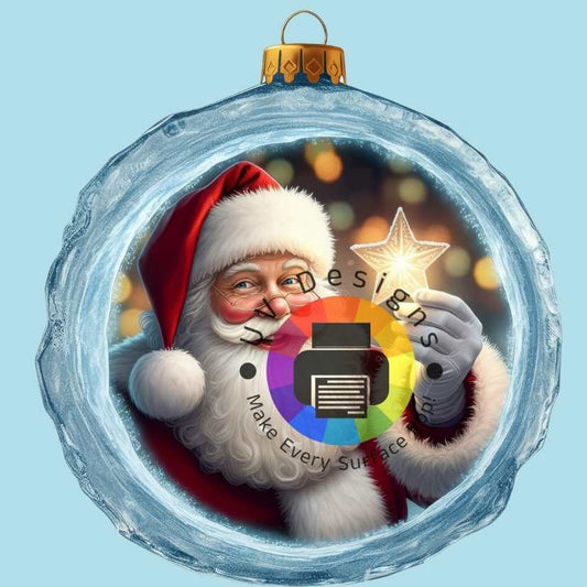Santa Claus in circle no. 1