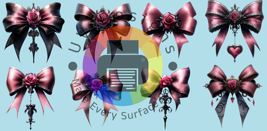 16oz Gothic bordeaux strikjes