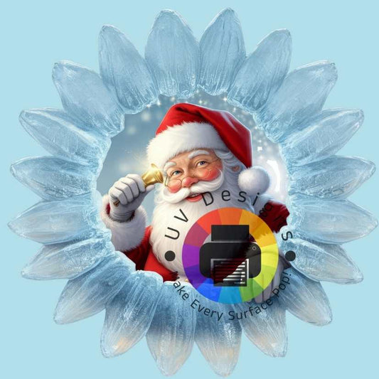Santa Claus in circle no. 2