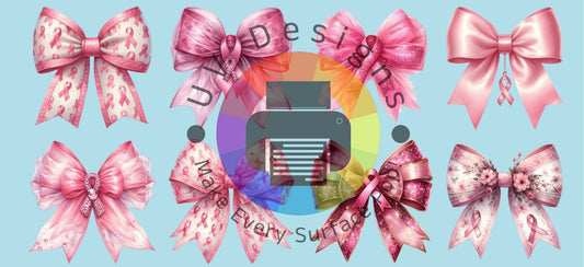 16oz Roze kanker strikjes