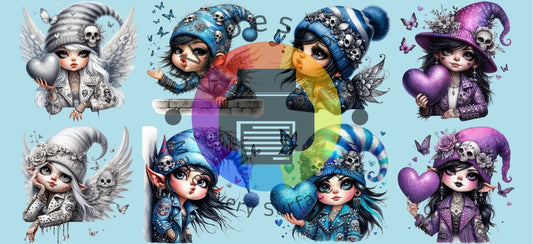 16oz Gothic gnome meisjes