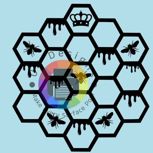 Black honeycomb nr 1