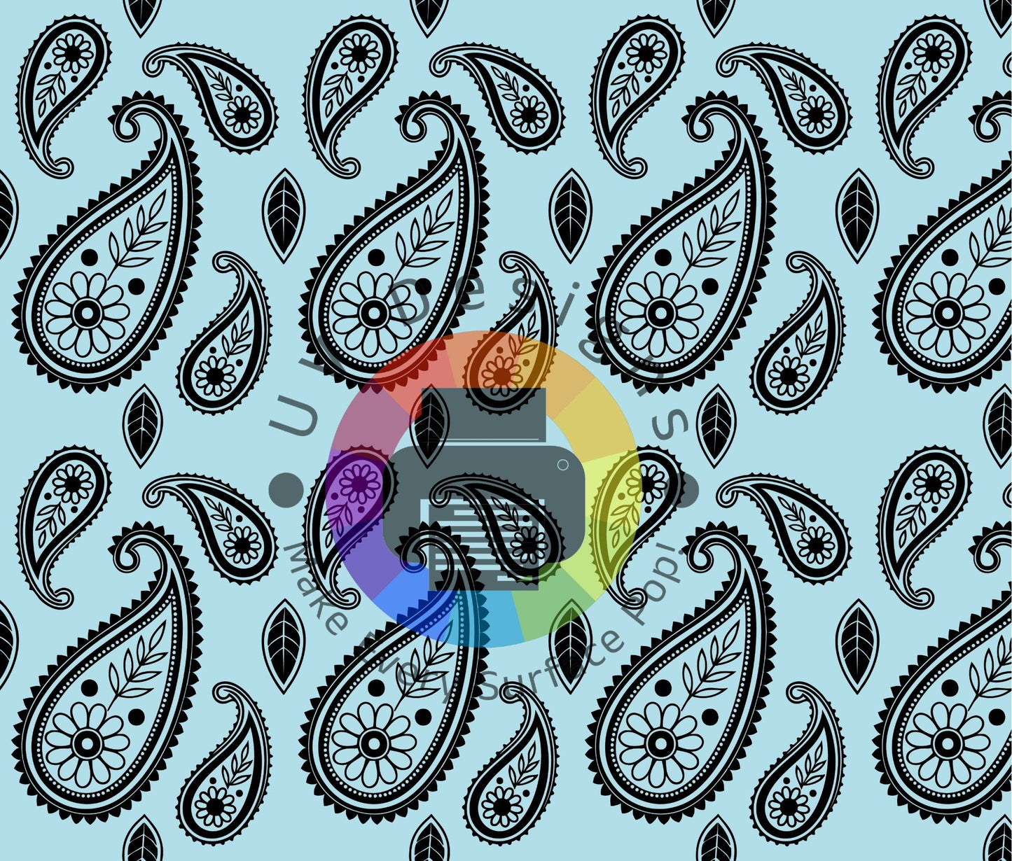 20oz paisley - groot nr 2