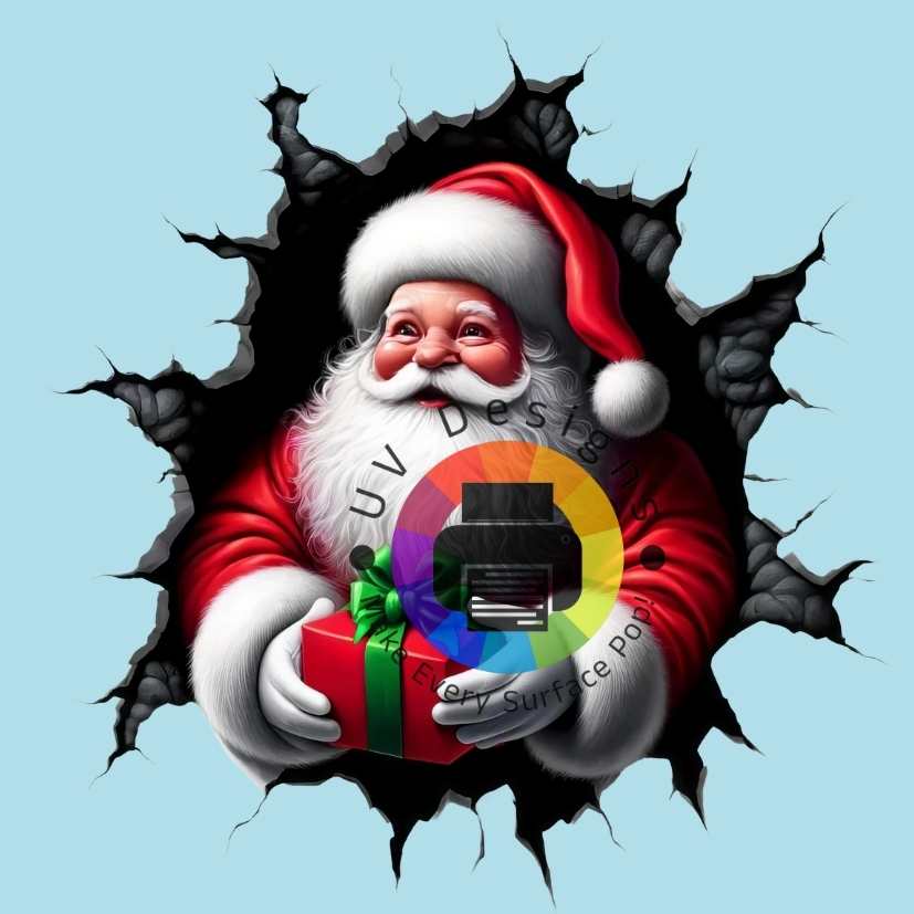 Santa Claus Through the Wall #2