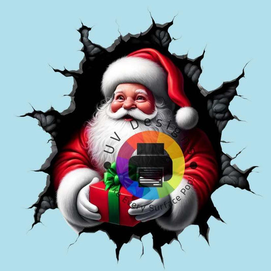 Santa Claus Through the Wall #2