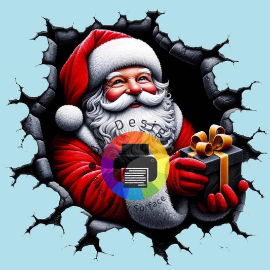 Santa Claus Through the Wall #4