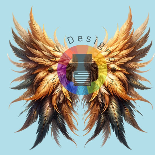 Gouden engel vleugels