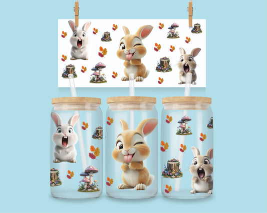 16oz Grappige konijntjes