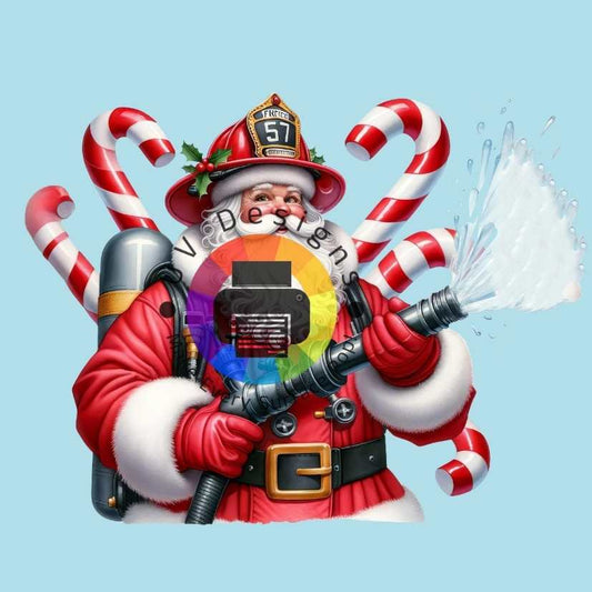 Firefighter Santa Claus