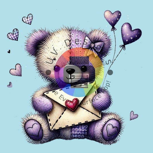 Love teddy - paars beige nr 2