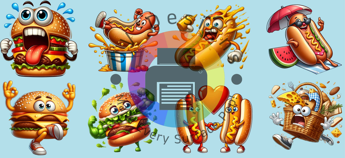 16oz Hamburger - Hot dog