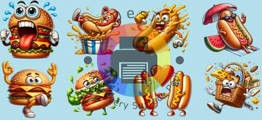 16oz Hamburger - Hot dog