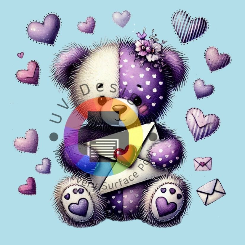 Love teddy - paars beige nr 4