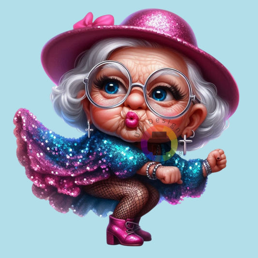 12 cm Cute Grandma No. 1