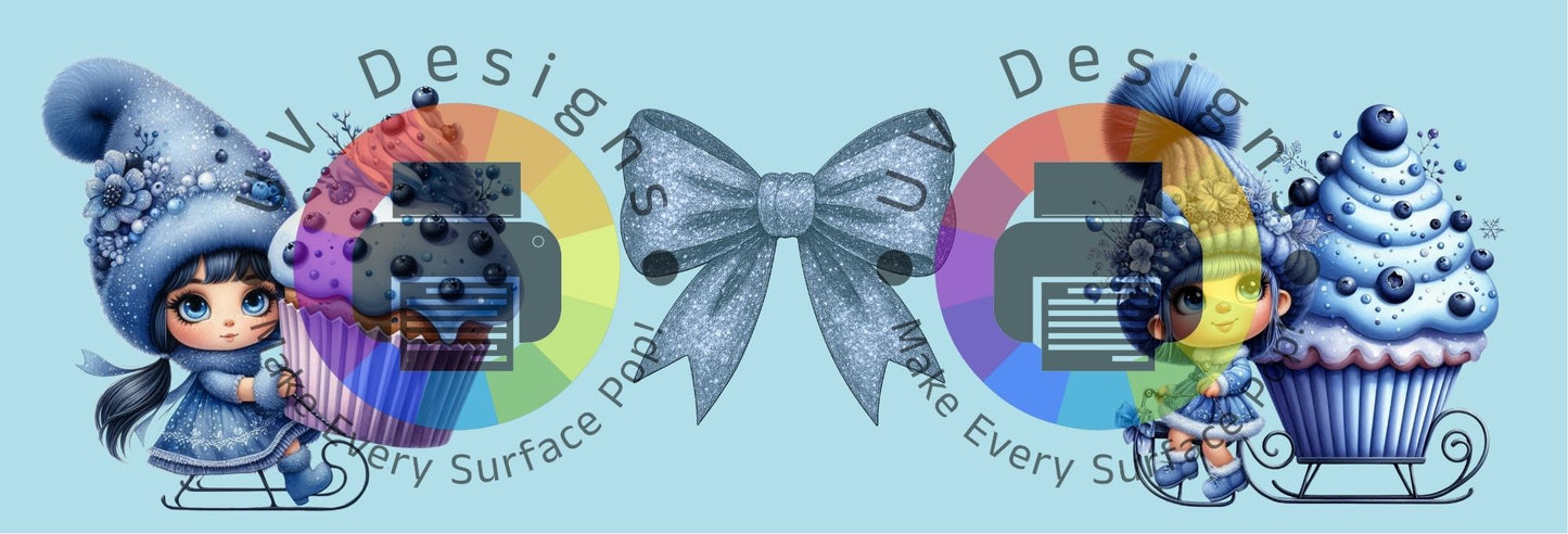 11oz Blueberry cupcake girls nr 1