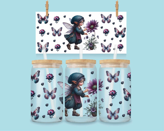 16oz Forest Fairy with Butterflies