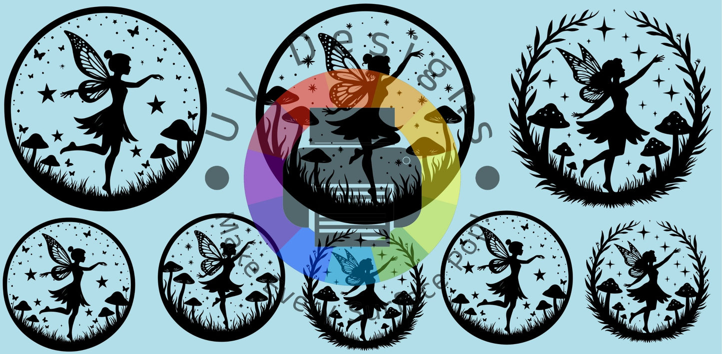 16oz Feeën silhouetten nr 2