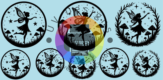 16oz Feeën silhouetten nr 2