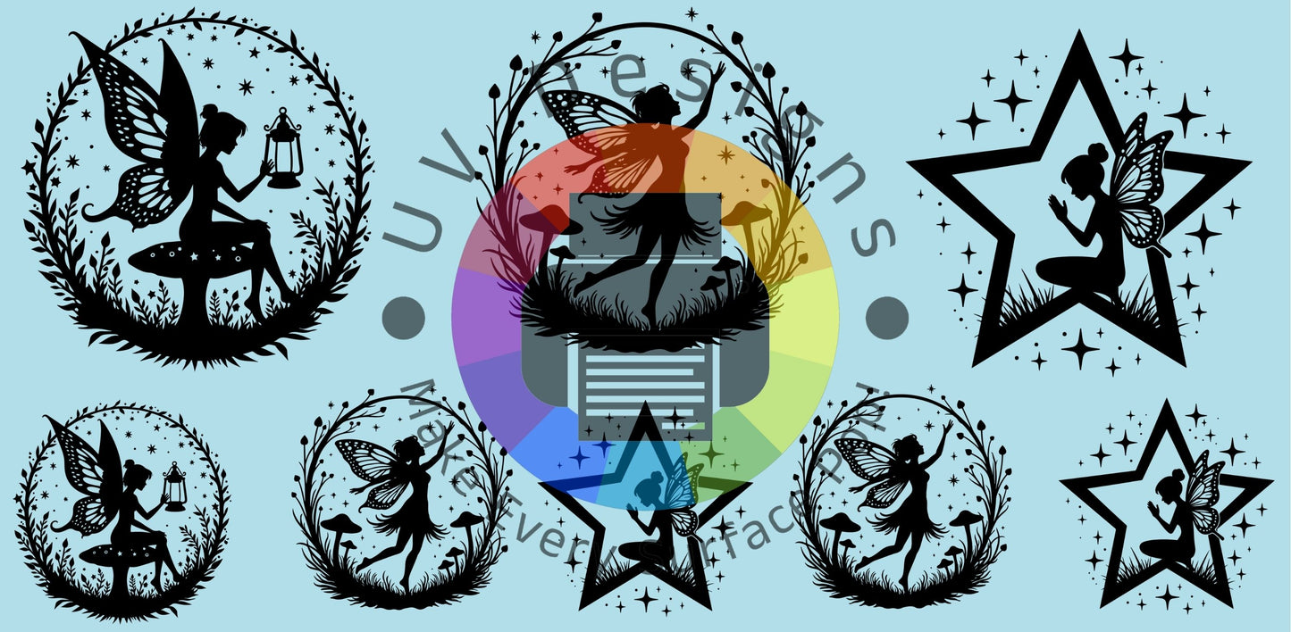 16oz Feeën silhouetten nr 3