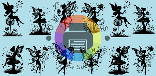 16oz Feeën silhouetten nr 4