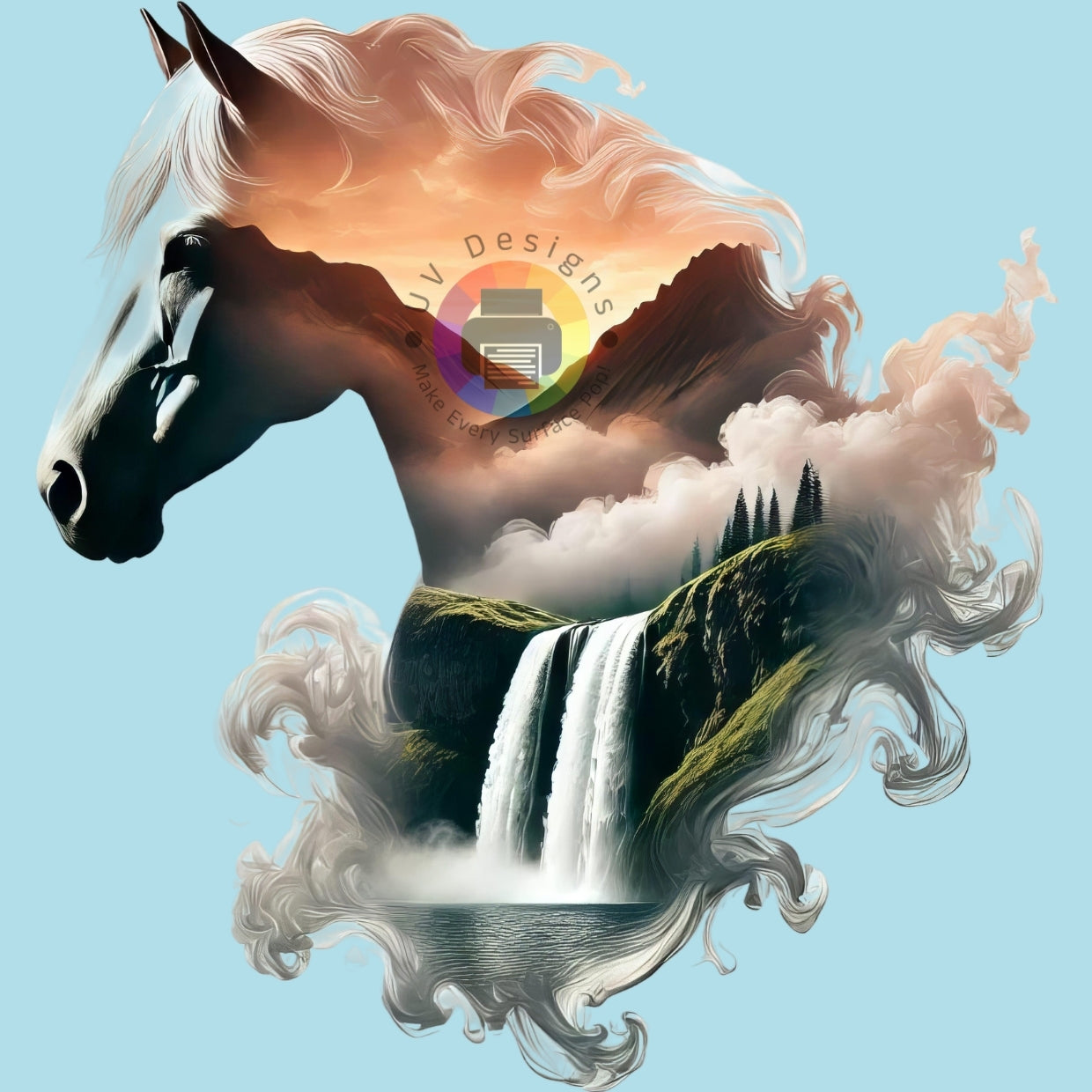 12 cm Paard - hoofd nr 1