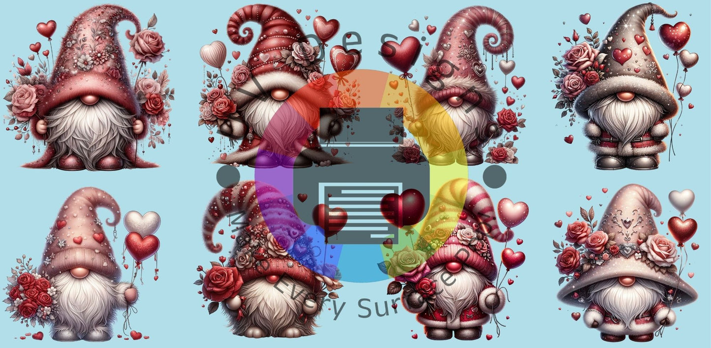 16oz Valentine gnomes