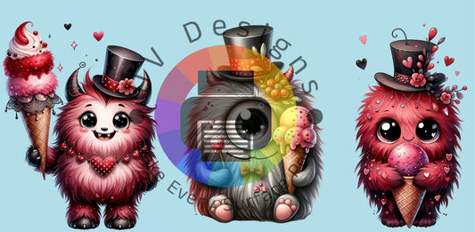 16oz Valentijn monstertjes