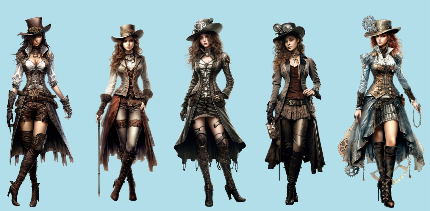 16oz Steampunk vrouwen