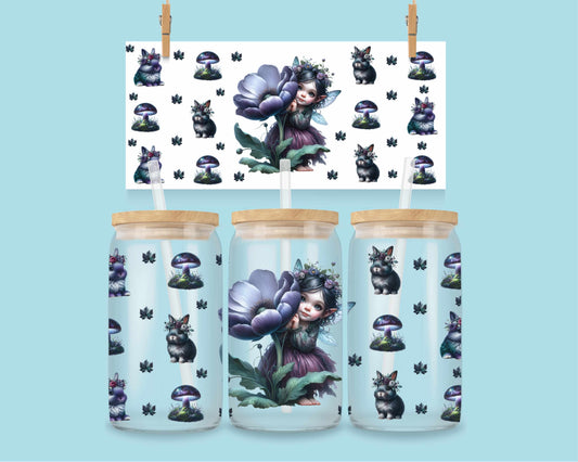 16oz Forest fairy with bunnies