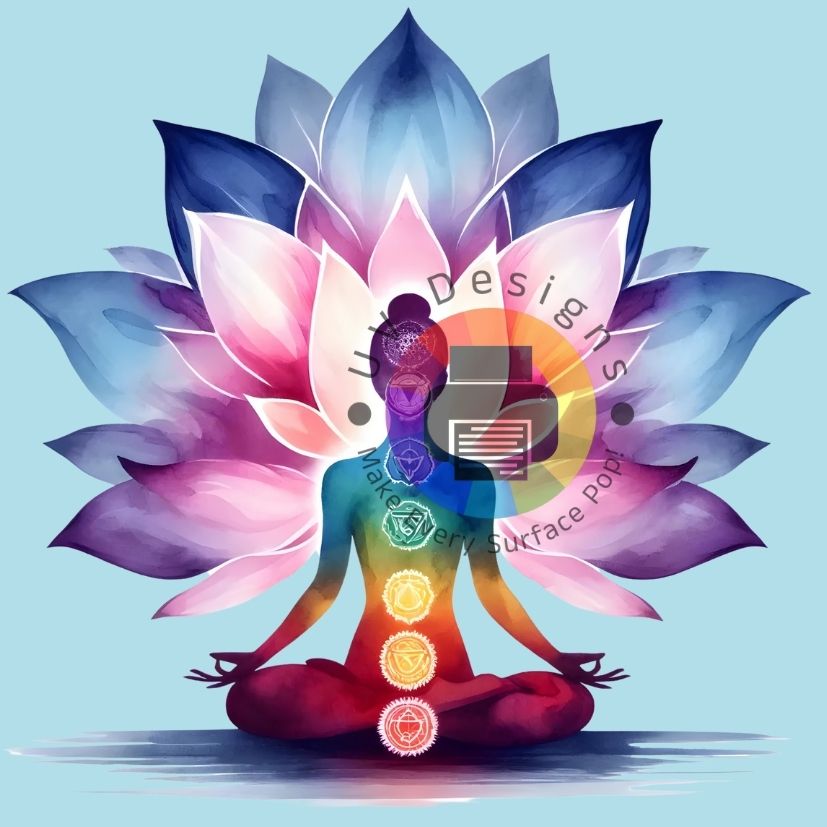 12 cm Meditatie - chakra - lotus