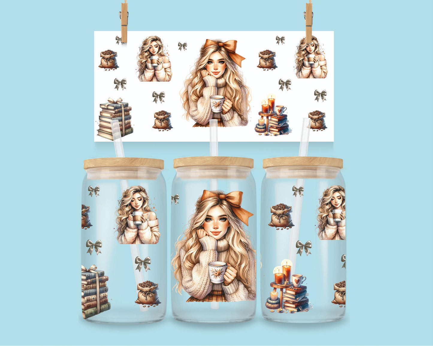 16oz Koffie meisje nr 1