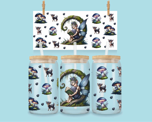 16oz Forest fairy with book