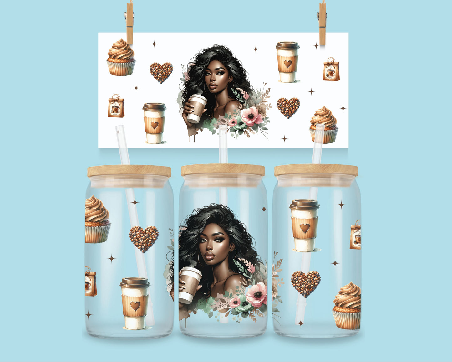 16oz Koffie meisje nr 2