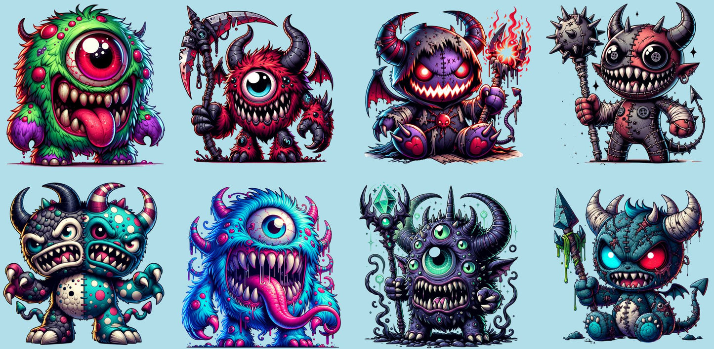 16oz Scary Monsters