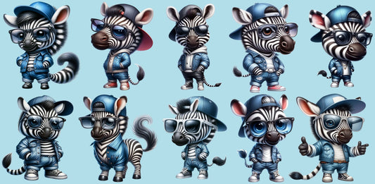 16oz Zebras