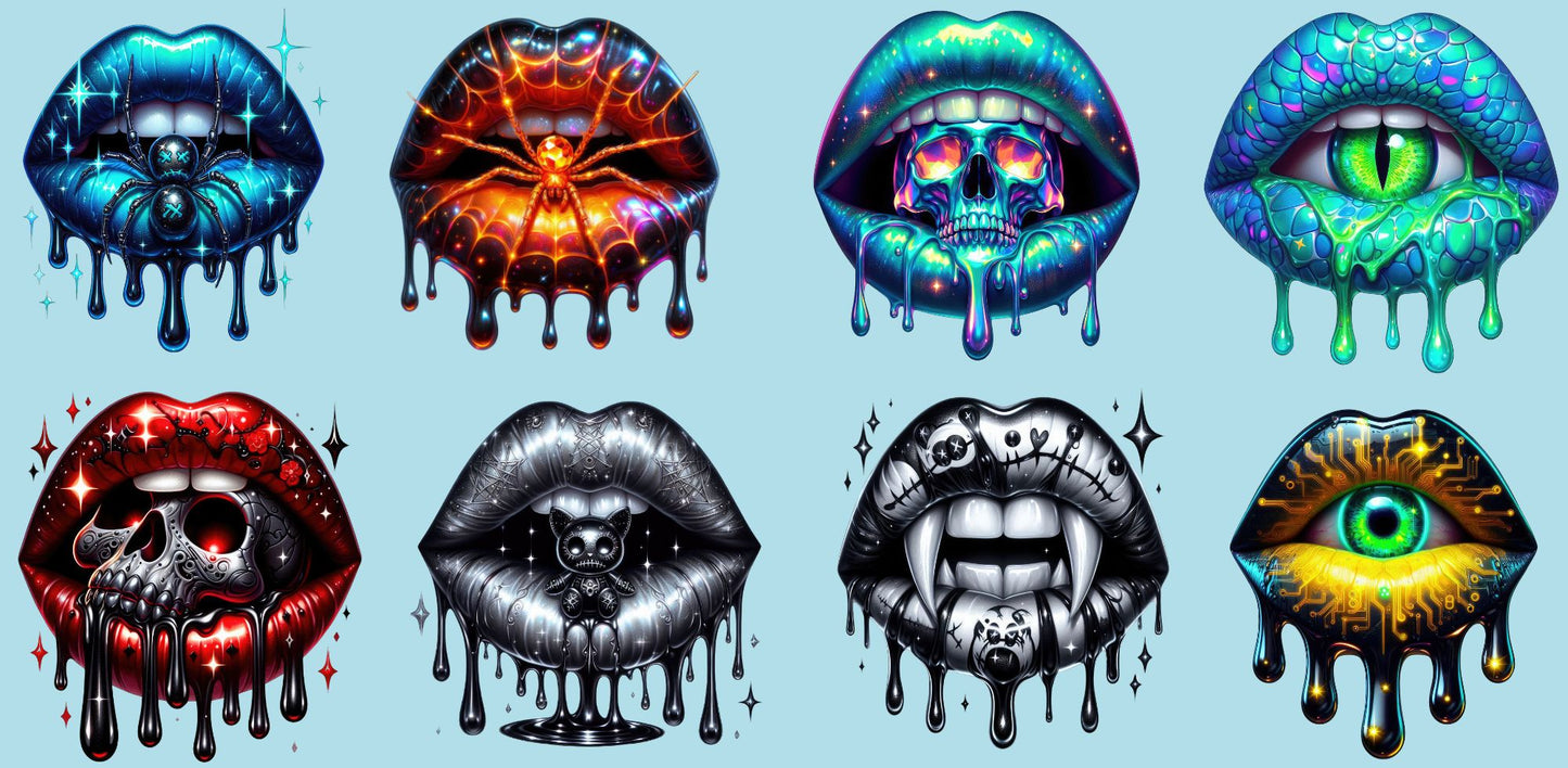 16oz Spooky Lips 