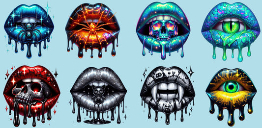 16oz Spooky Lips 
