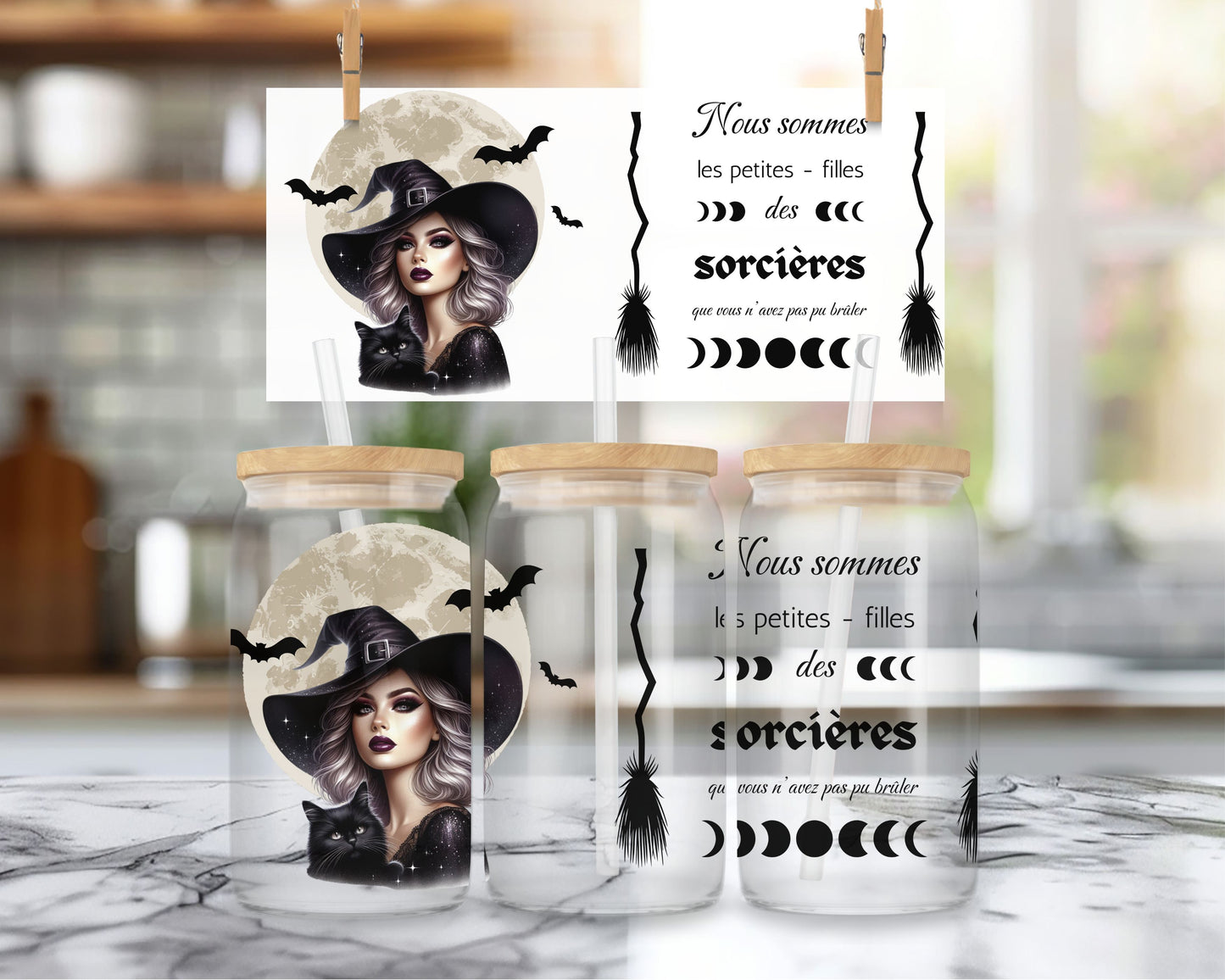 16oz Granddaughters of witches - Blonde - ENG &amp; FR