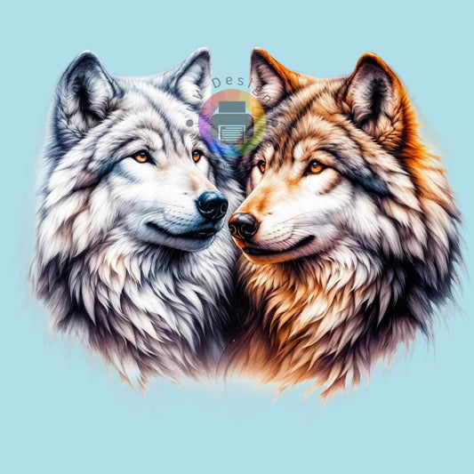 7 cm Wolves - couple no. 1
