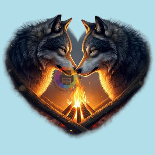 7 cm Wolves - couple no. 5