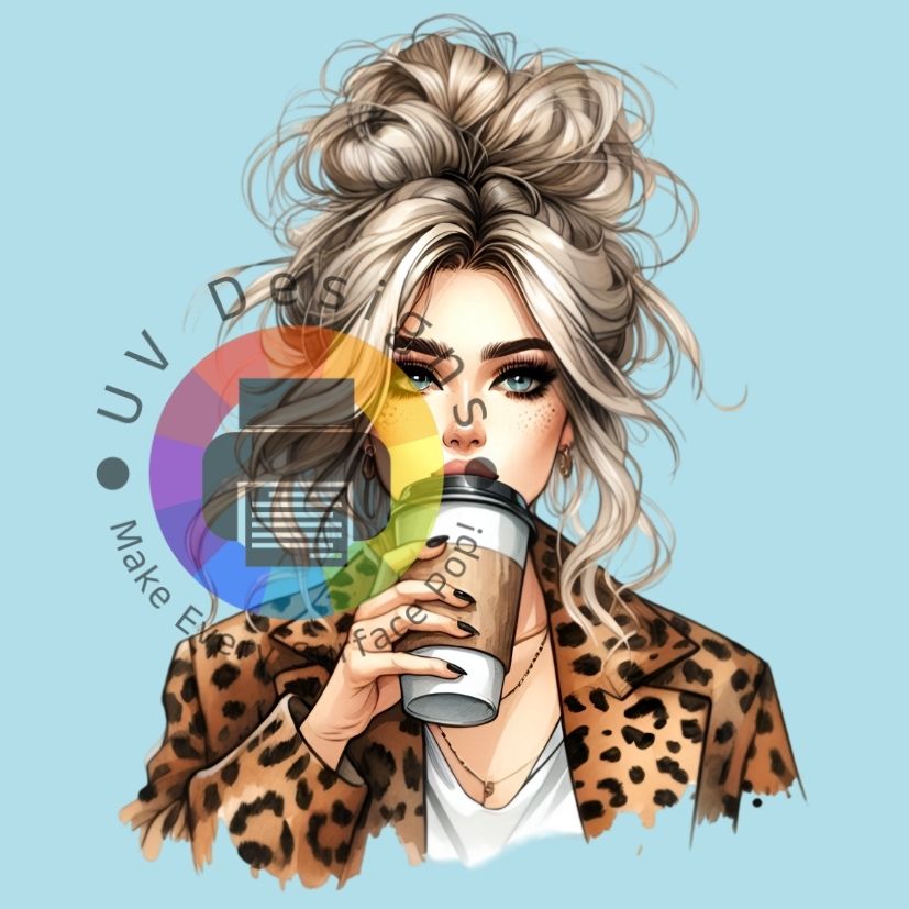 Leopard koffie dame nr 4