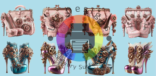 Chaussures Steampunk 16oz avec sac