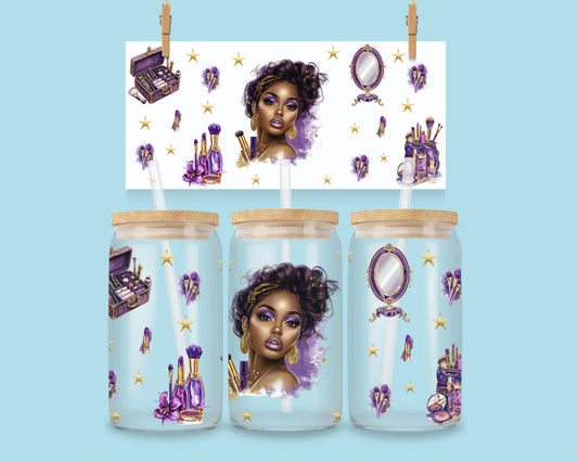 16oz Make up meisje - paars nr 1