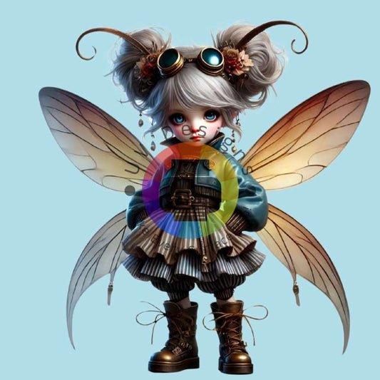 12 cm Steampunk fairy no. 1