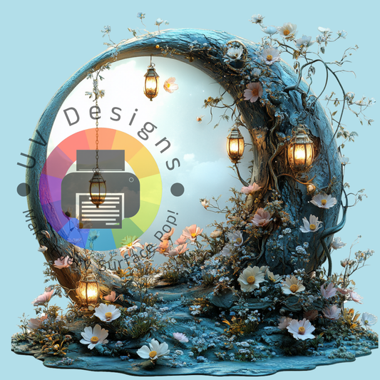 Fantasy moon tree and lights nr 3