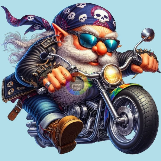 12 cm Gnome biker nr 3