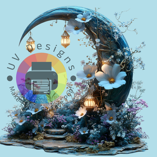 Fantasy moon tree and lights nr 4