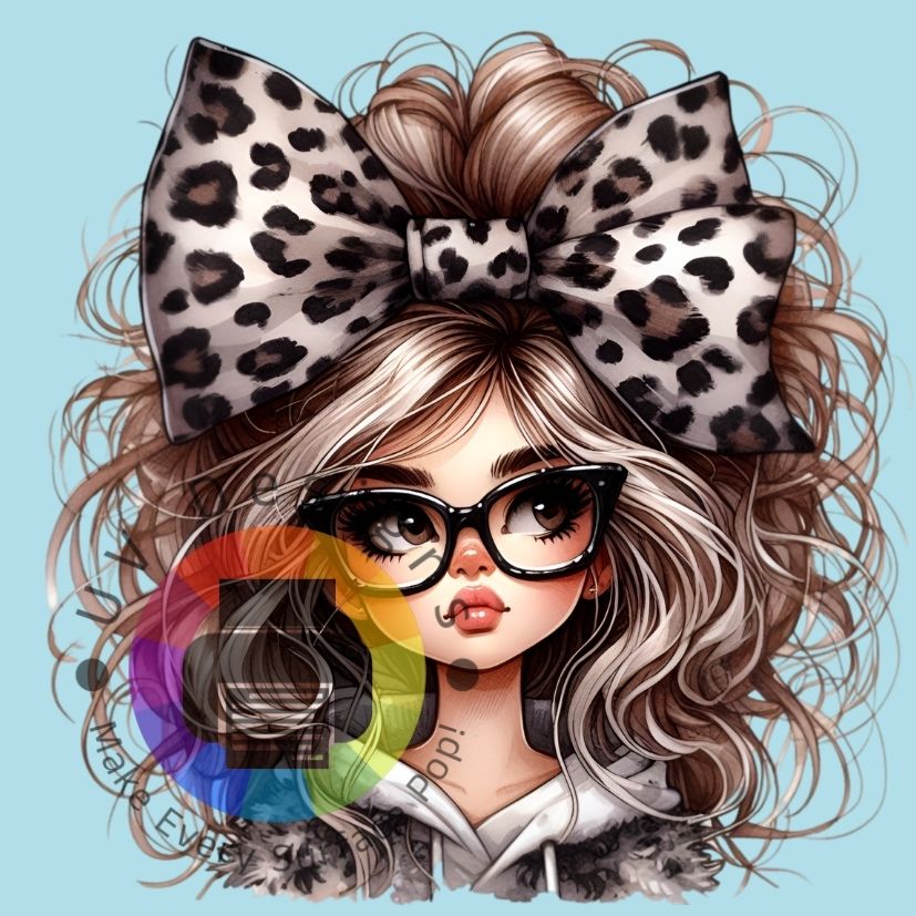 Leopard koffie meisje nr 2