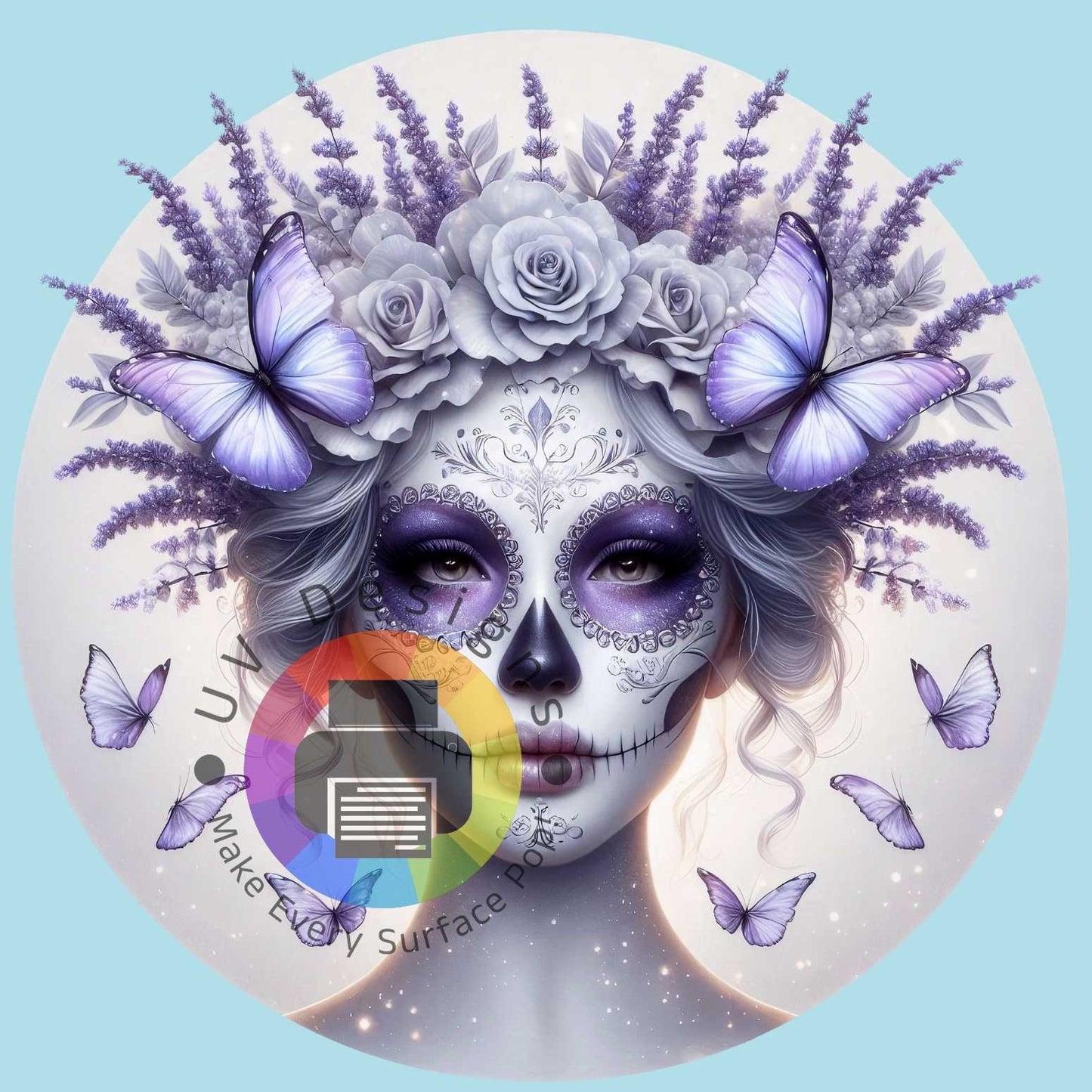 12 cm Dia de la muerte vrouw nr 1