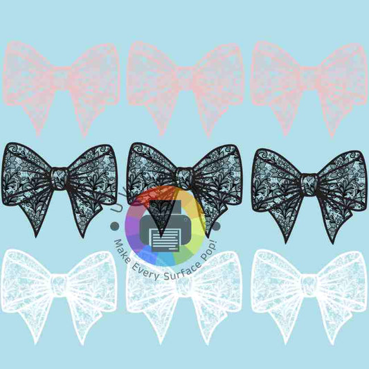 Ruban en dentelle de 4 cm n° 3 (noir - blanc - rose)